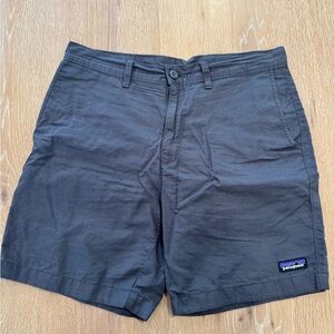 Patagonia Men's Dark Gray Flat Front Shorts